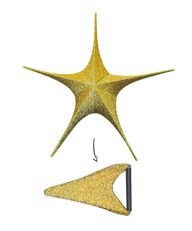 Image of a Star with foldable system